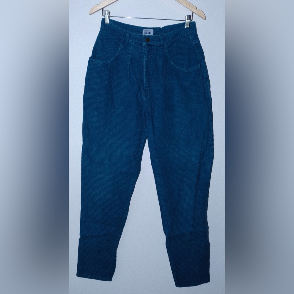 🦋 Vintage 80’s Turquoise Corduroy Pants 🦋